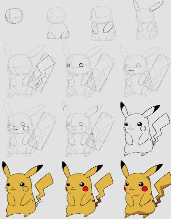 Pikachu good Drawing Ideas