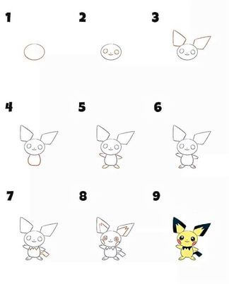 Pokemon Pikachu Drawing Ideas