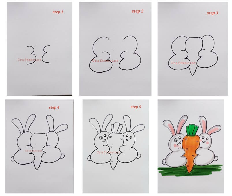 Rabbit idea (18) Drawing Ideas