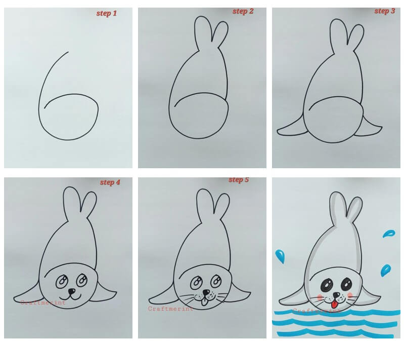 Seal Drawing Ideas