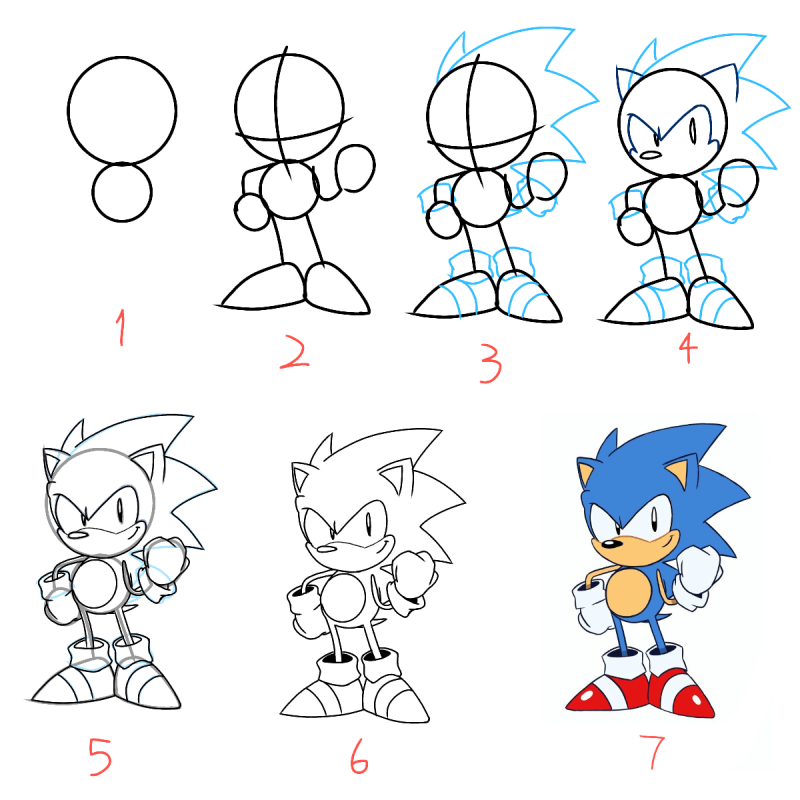 Sonic Idea 2 Drawing Ideas