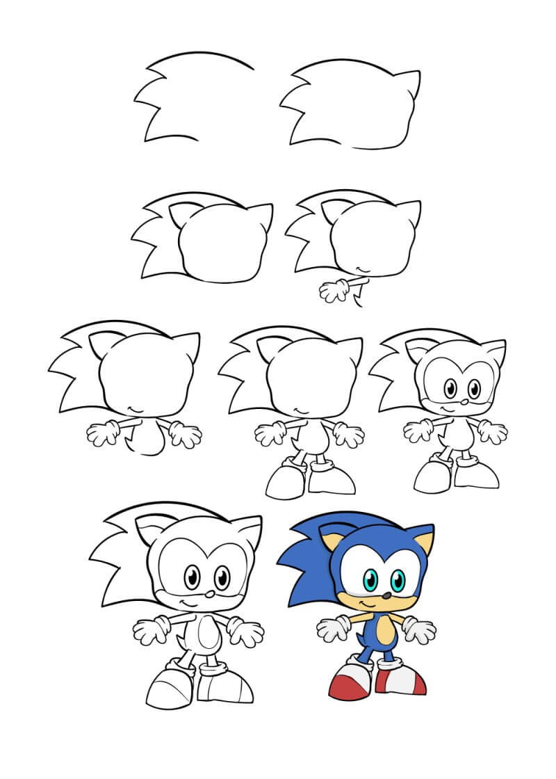 Sonic Idea 3 Drawing Ideas