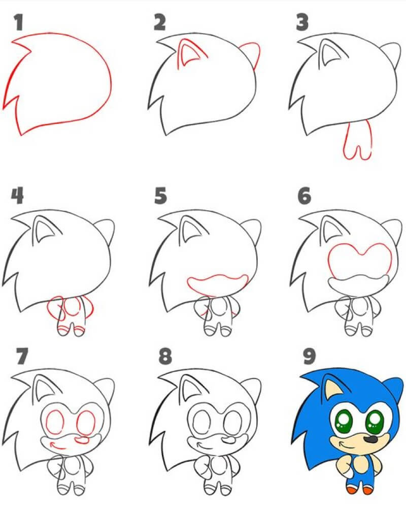 Sonic Idea 5 Drawing Ideas
