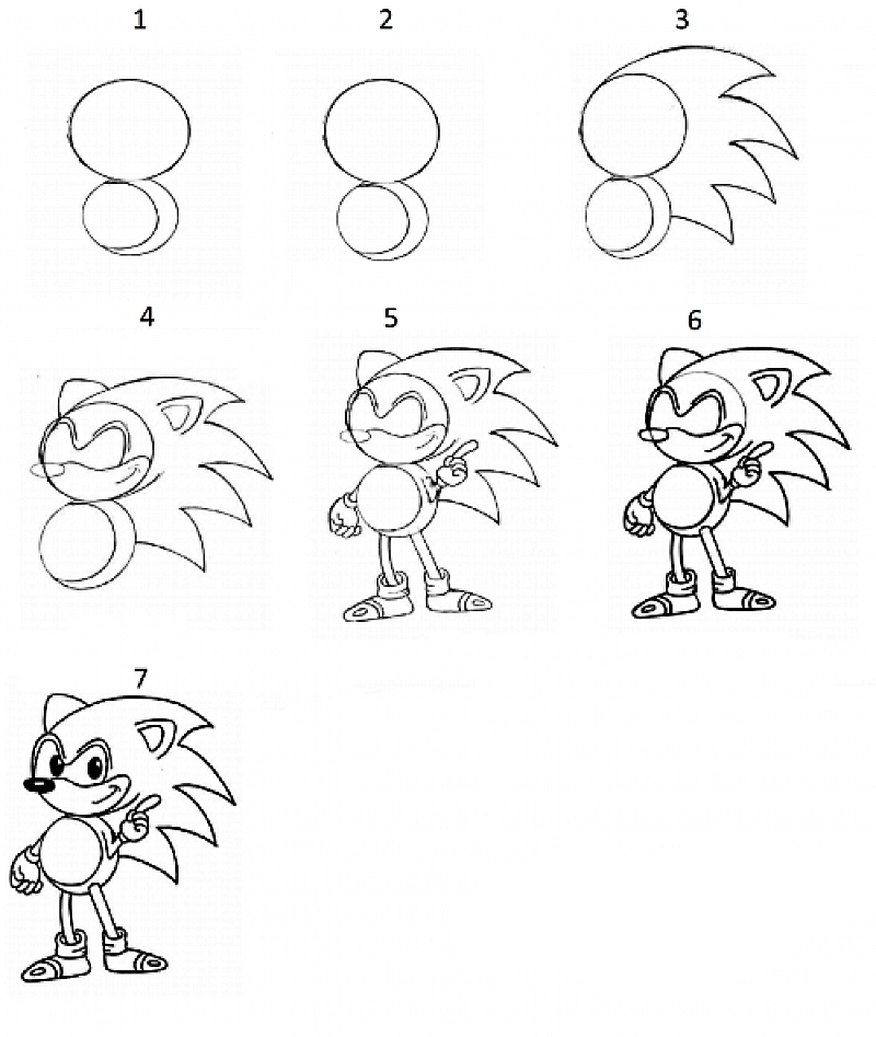 Sonic Idea 7 Drawing Ideas