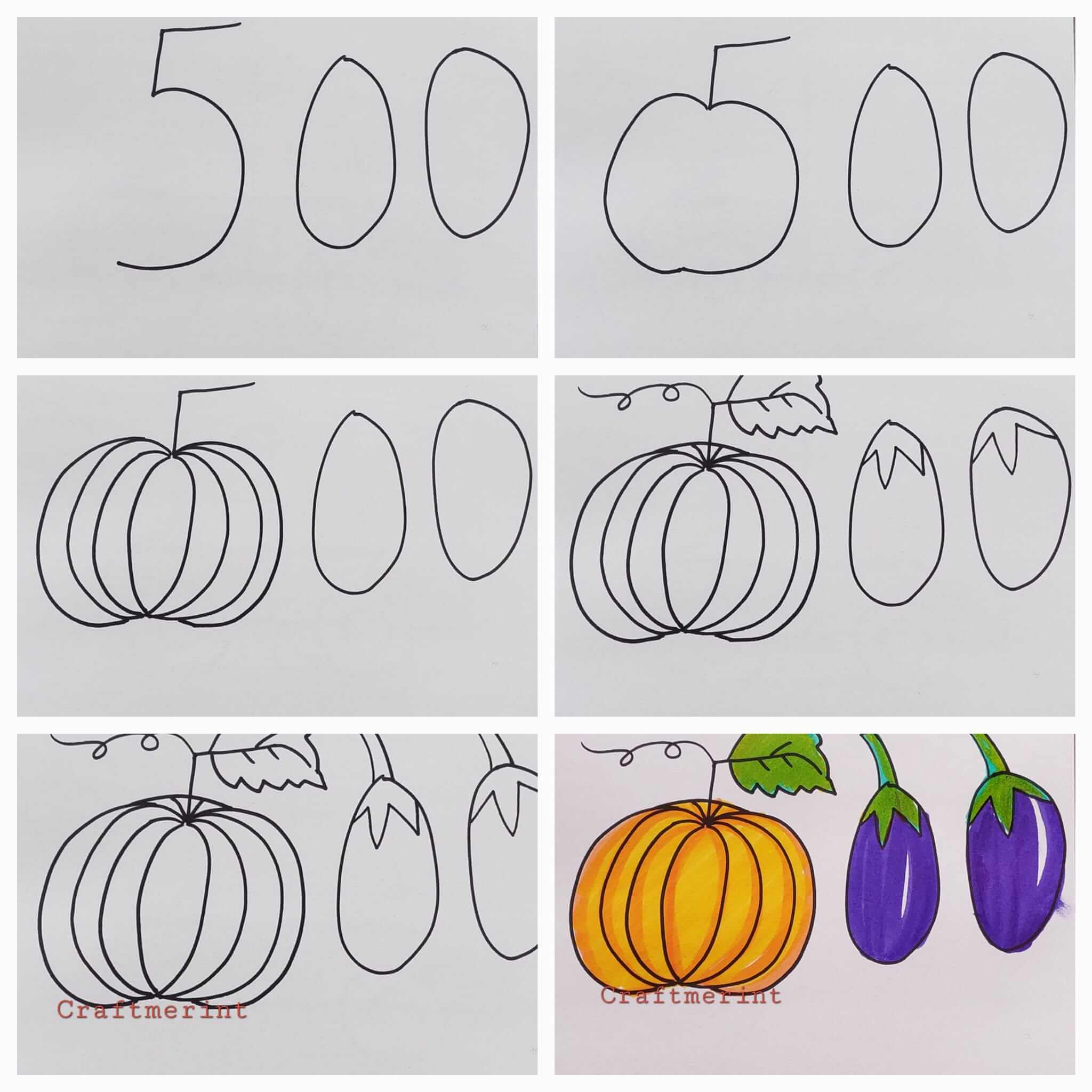 How to draw Vegetable ideas