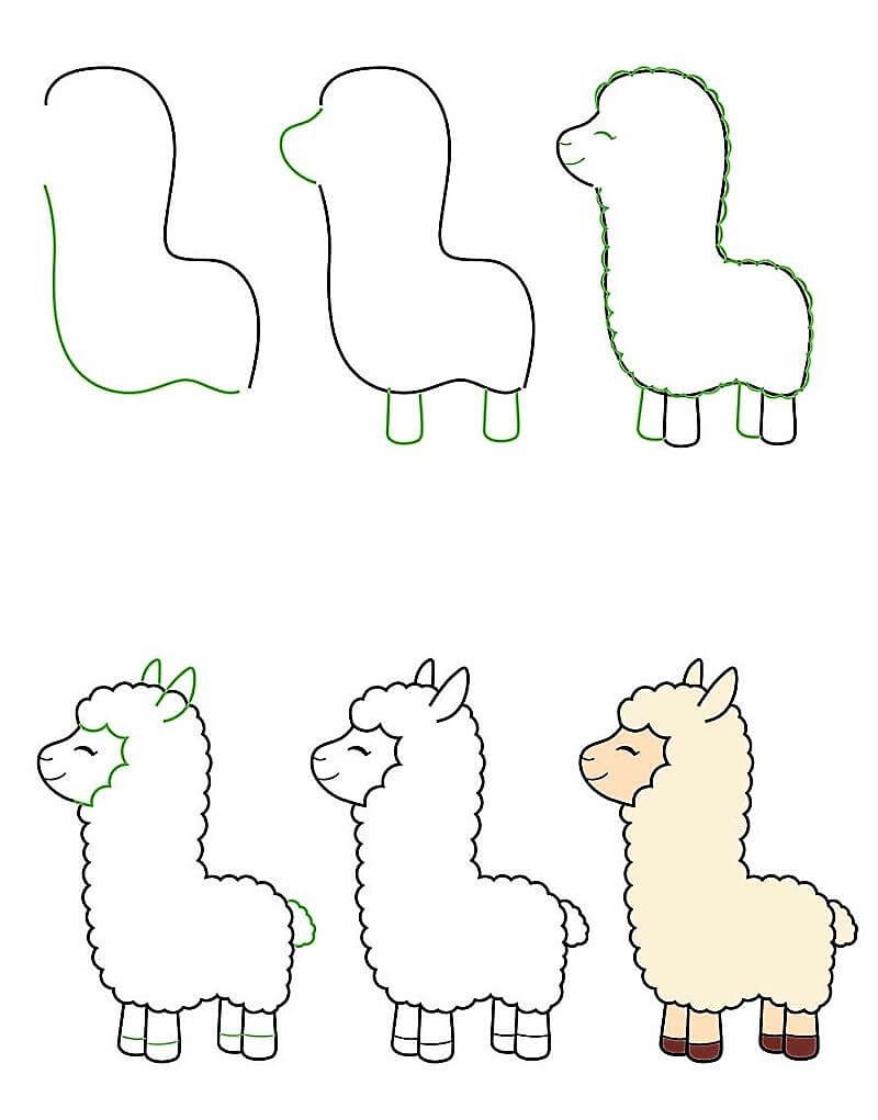 A Llama Idea 7 Drawing Ideas