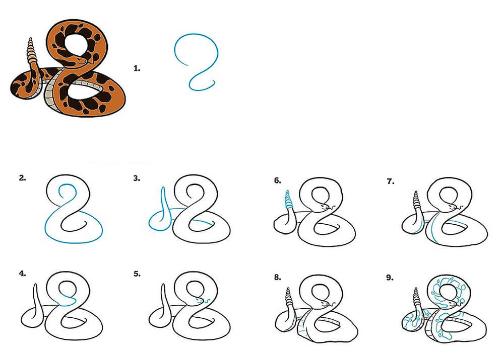 A Snake Idea 22 Drawing Ideas