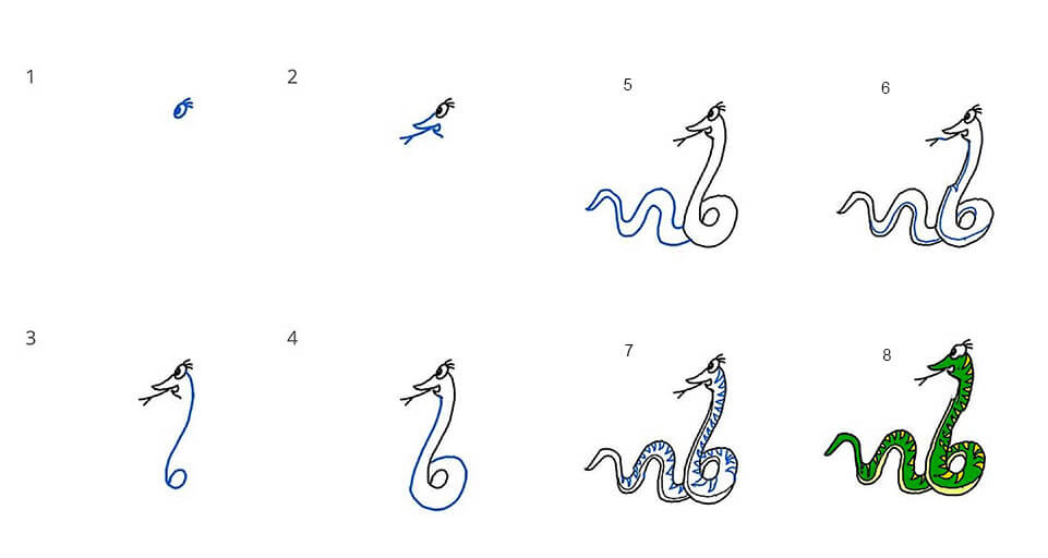 A Snake Idea 9 Drawing Ideas