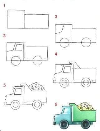 A Truck - Idea 21 Drawing Ideas