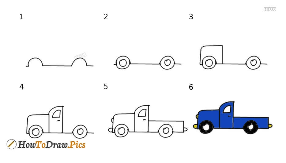 An Easy Truck Drawing Ideas