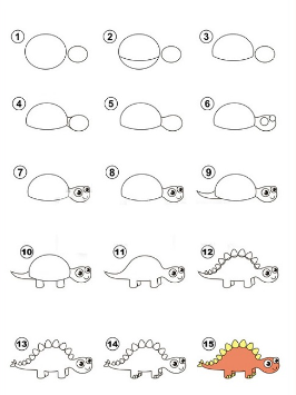 Dinosaur idea 10 Drawing Ideas