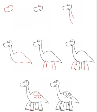 Dinosaur idea 3 Drawing Ideas