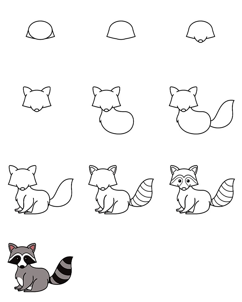 How to draw gấu mèo (1)