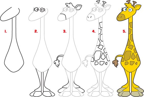 How to draw Giraffe idea (18)