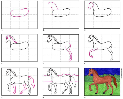 Horse idea 10 Drawing Ideas