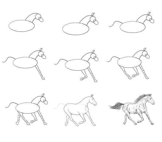 Horse idea (11) Drawing Ideas