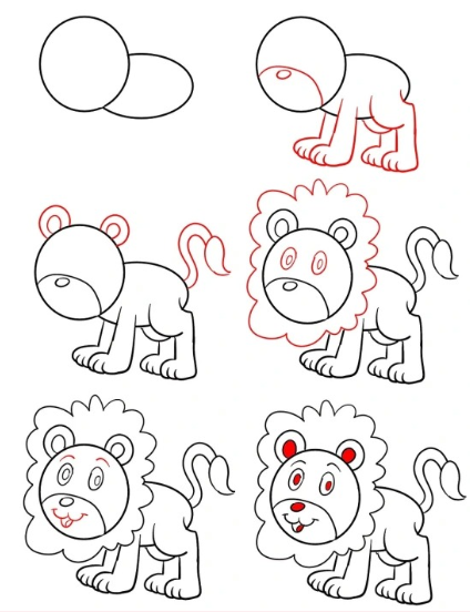 Lion idea 9 Drawing Ideas