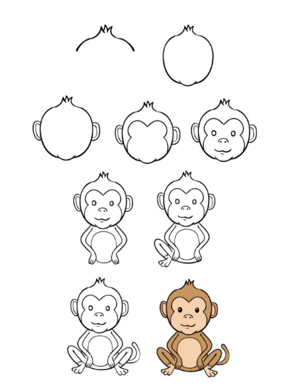 Monkey idea 4 Drawing Ideas
