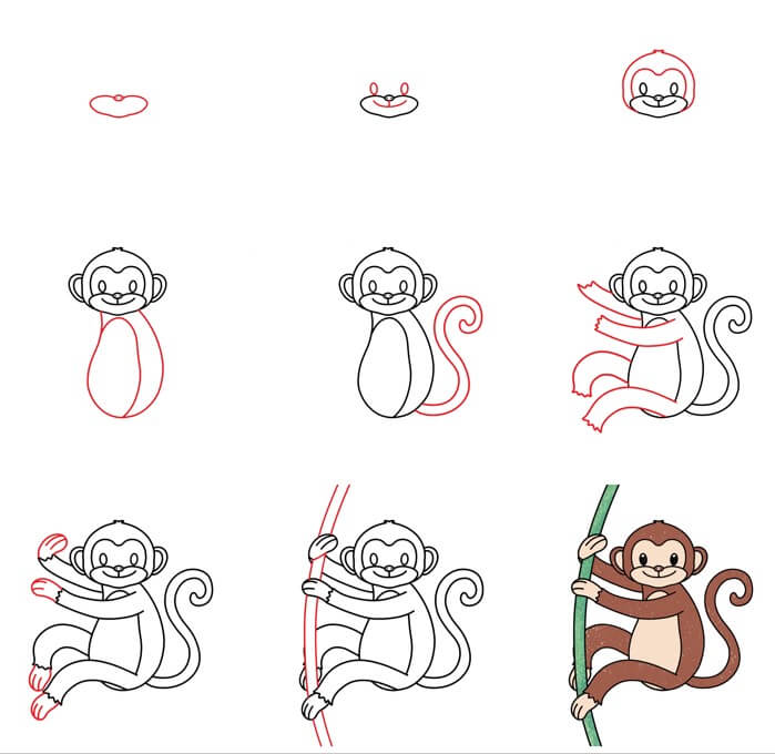 How to draw Monkey idea (50)