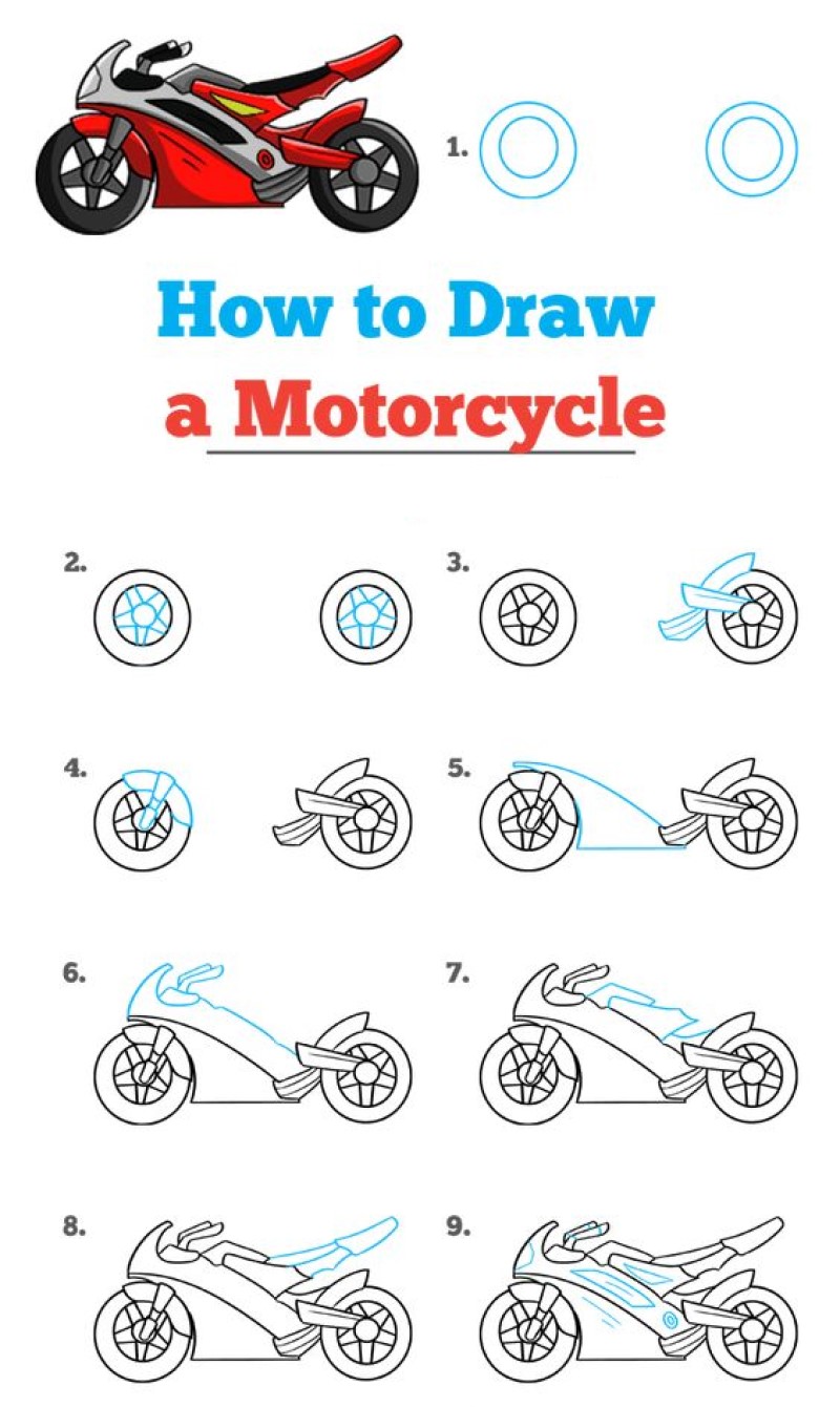 Motorcycle idea 10 Drawing Ideas