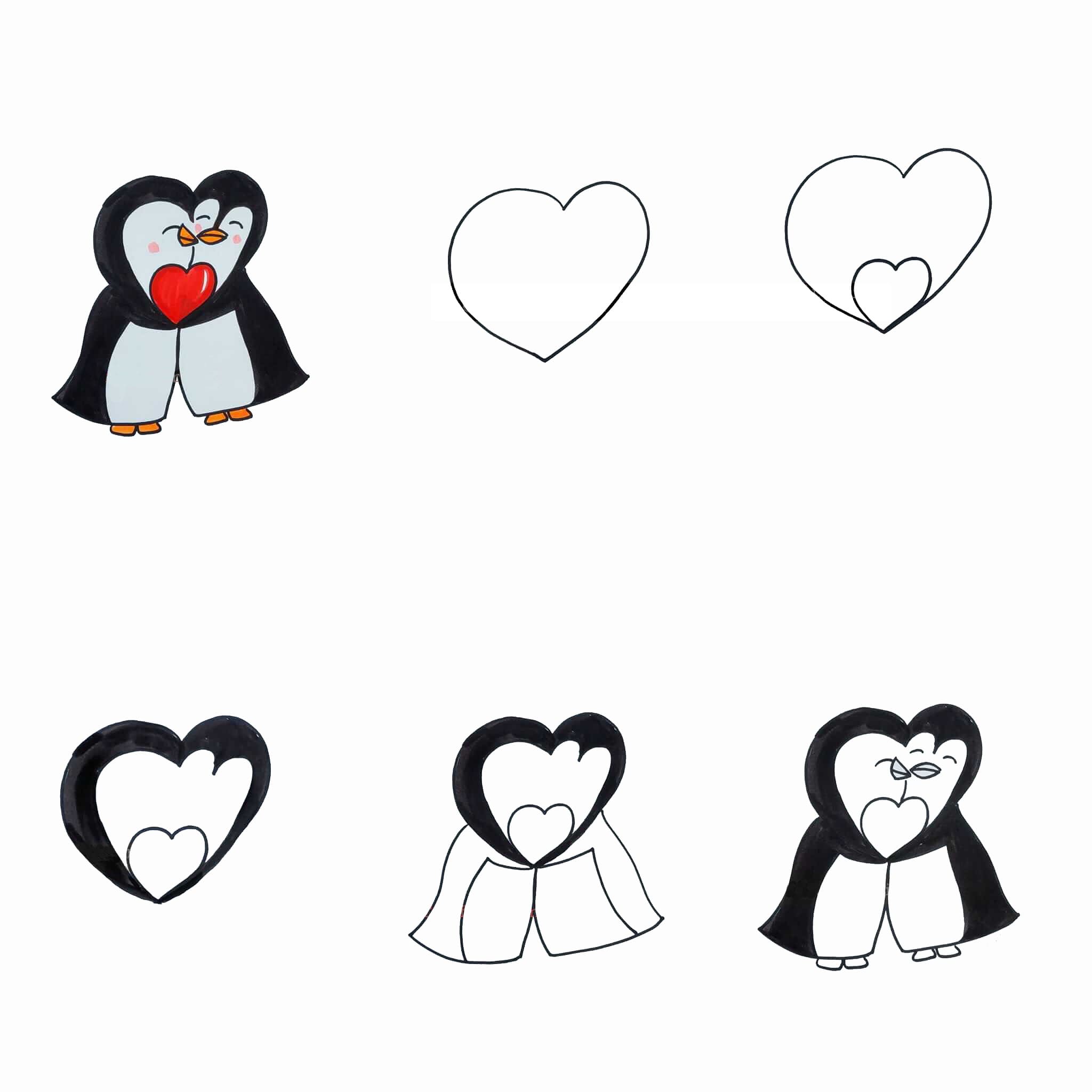 How to draw Penguin idea (10)