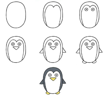 Penguin idea 4 Drawing Ideas