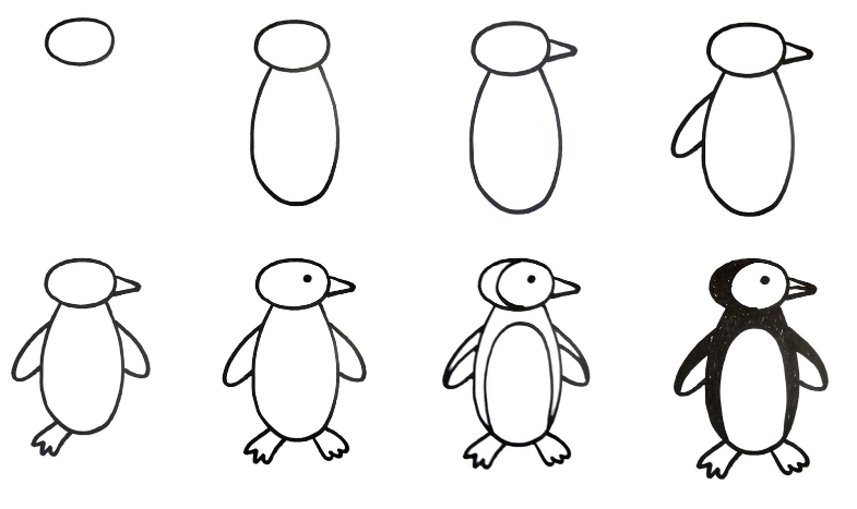 Penguin idea 6 Drawing Ideas