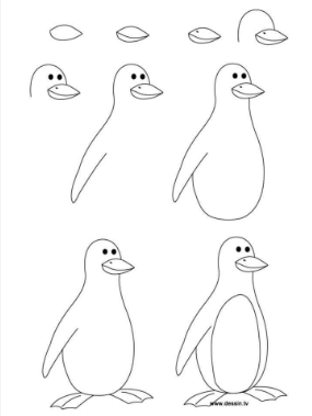 Penguin idea 7 Drawing Ideas