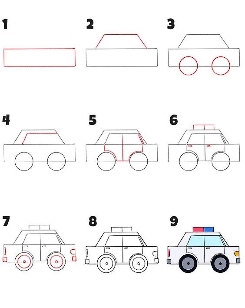 Police car ideas 4 Drawing Ideas