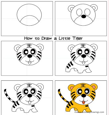 Tiger idea 5 Drawing Ideas