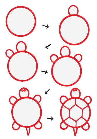 How to draw Turtle idea (13)