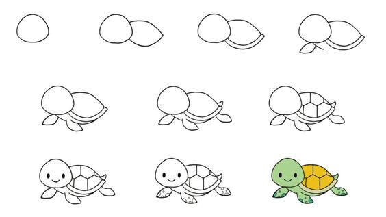 How to draw Turtle idea (20)