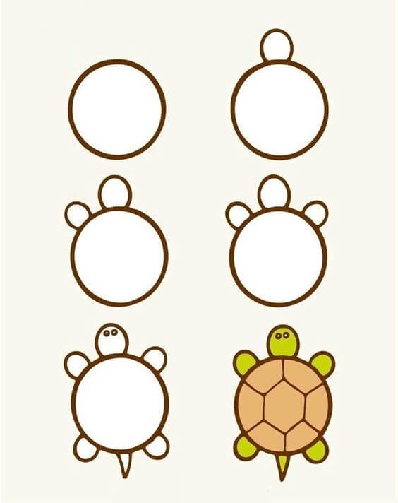 How to draw Turtle idea (38)