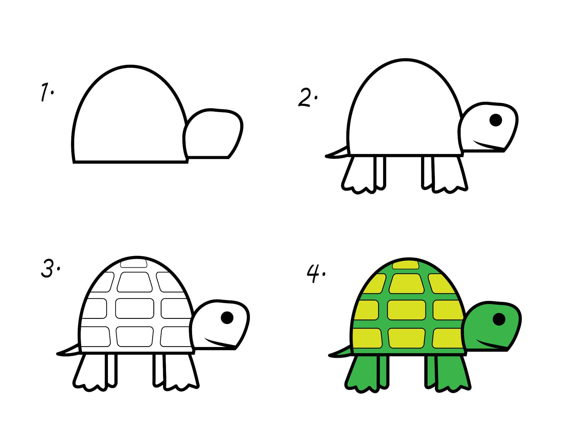 How to draw Turtle idea (48)