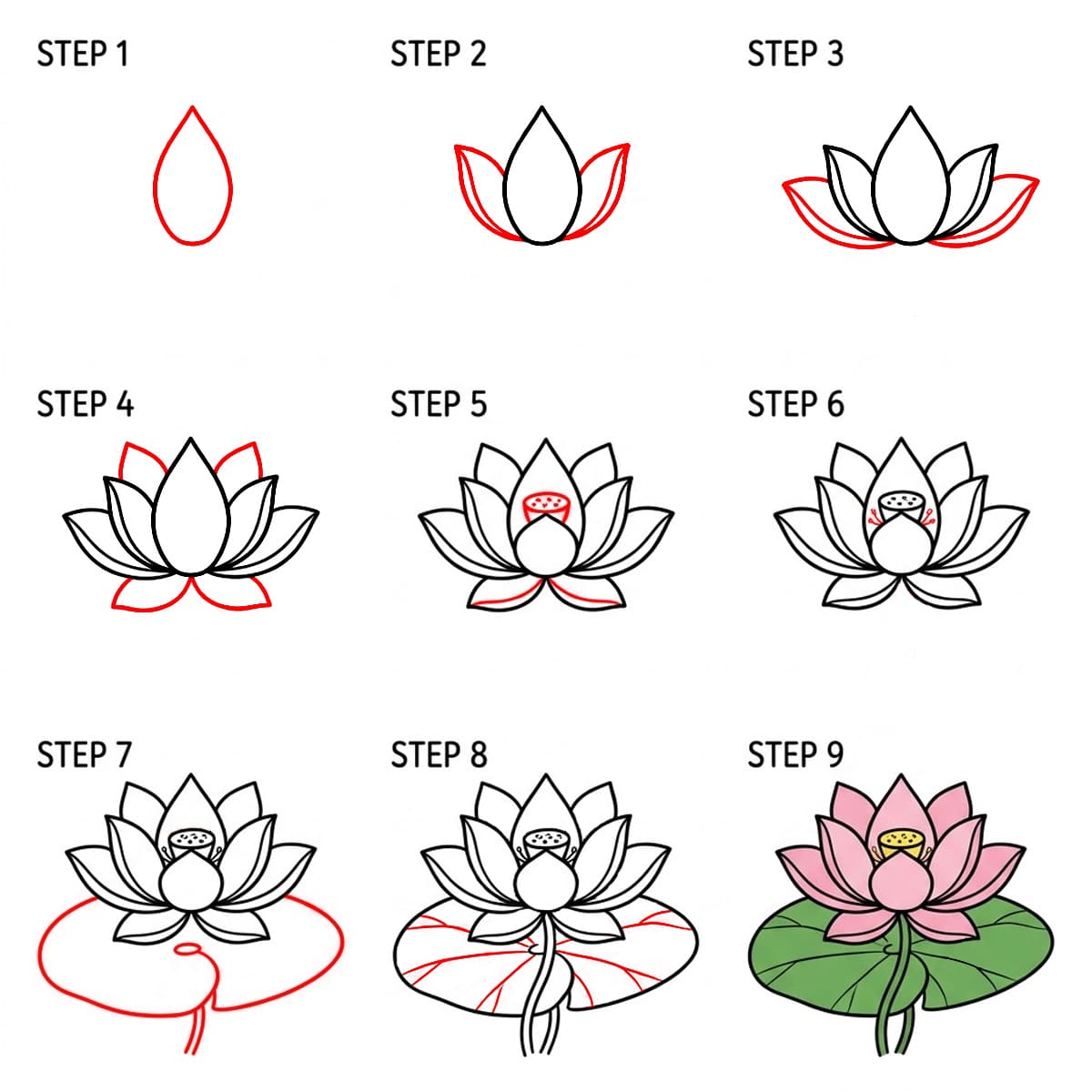 Lotus Classic Drawing Ideas