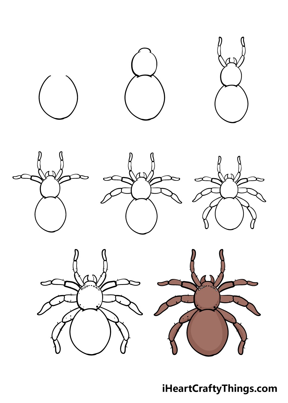 A cute spider Drawing Ideas