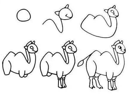 A simple camel Drawing Ideas