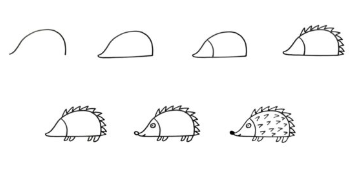 Hedgehog idea 5 Drawing Ideas