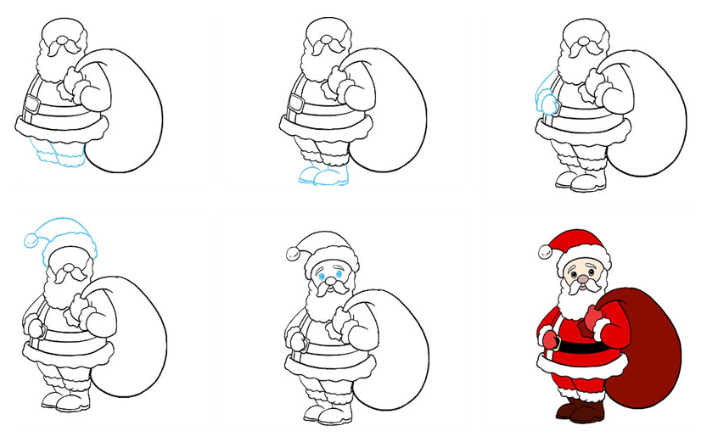 Santa Claus idea 1 Drawing Ideas
