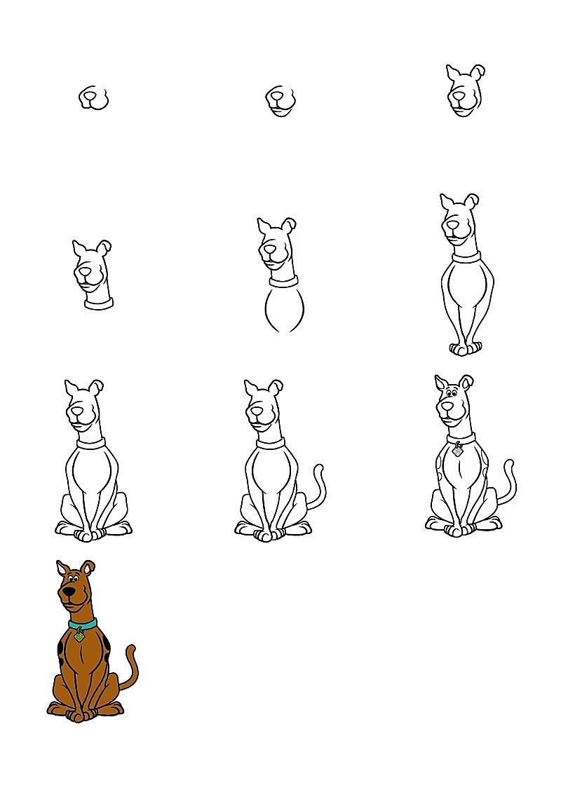 Scooby Doo Dog Ideas 4 Drawing Ideas