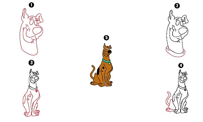 Scooby Doo Dog Ideas 6 Drawing Ideas
