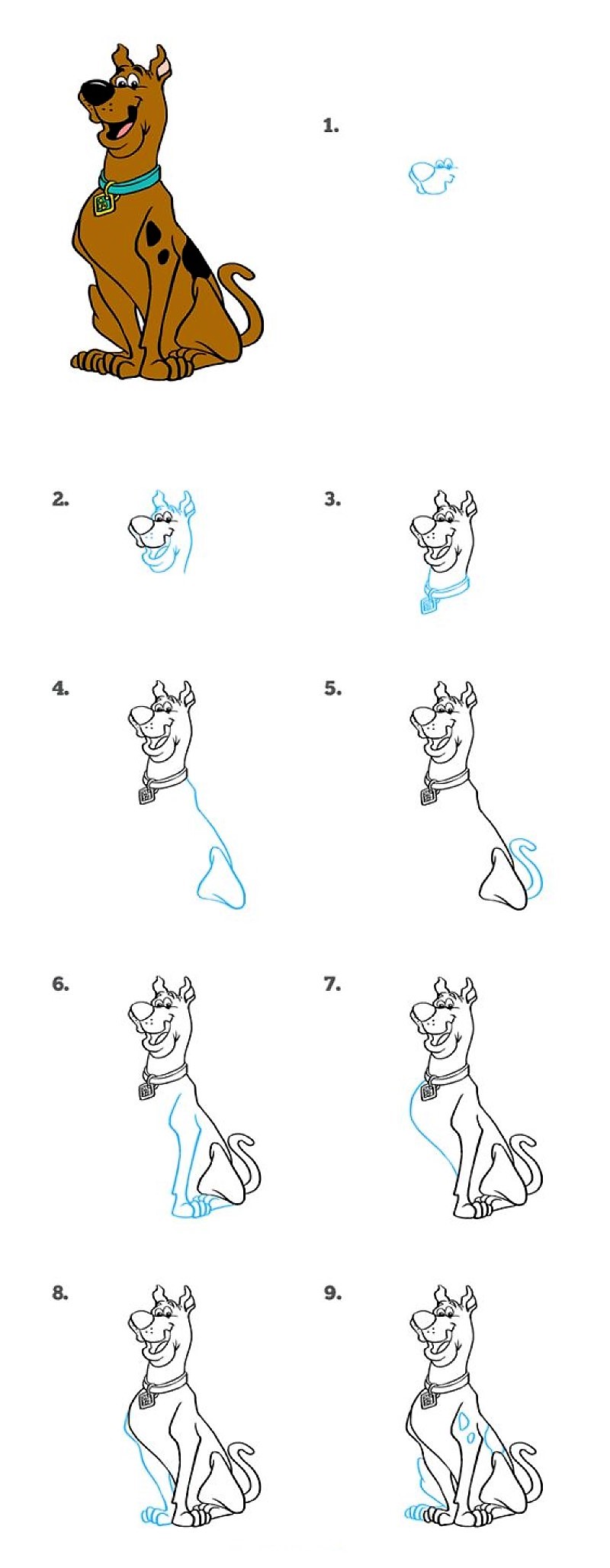 Scooby Doo Dog Ideas 7 Drawing Ideas