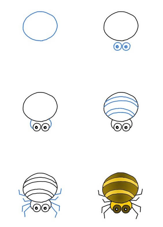 How to draw Spider idea (3)