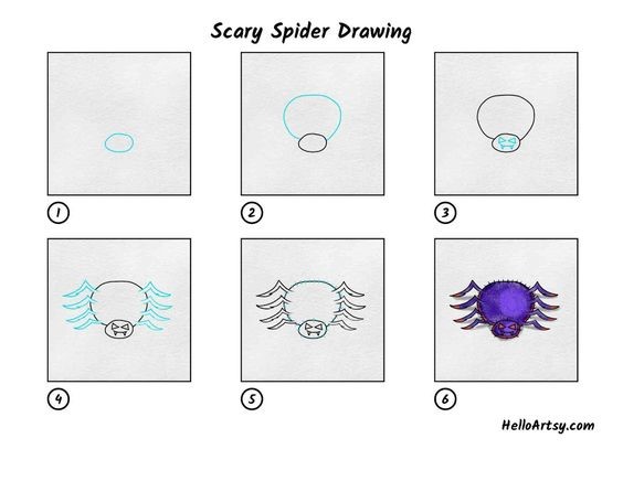 Spider idea 9 Drawing Ideas