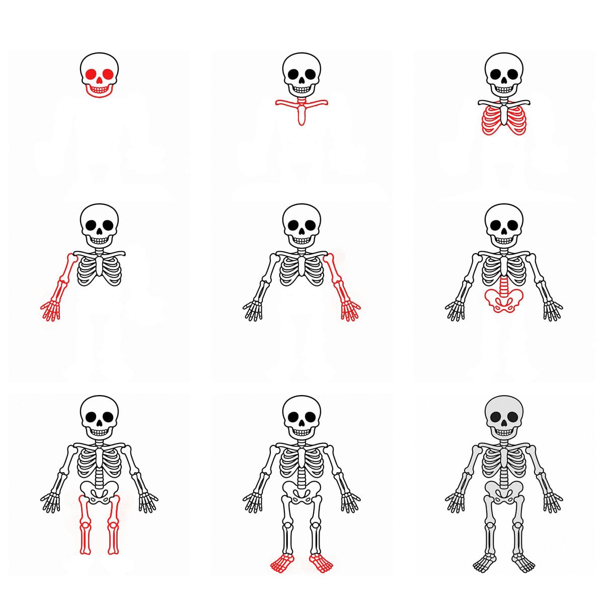 How to draw Arm posing Skeleton