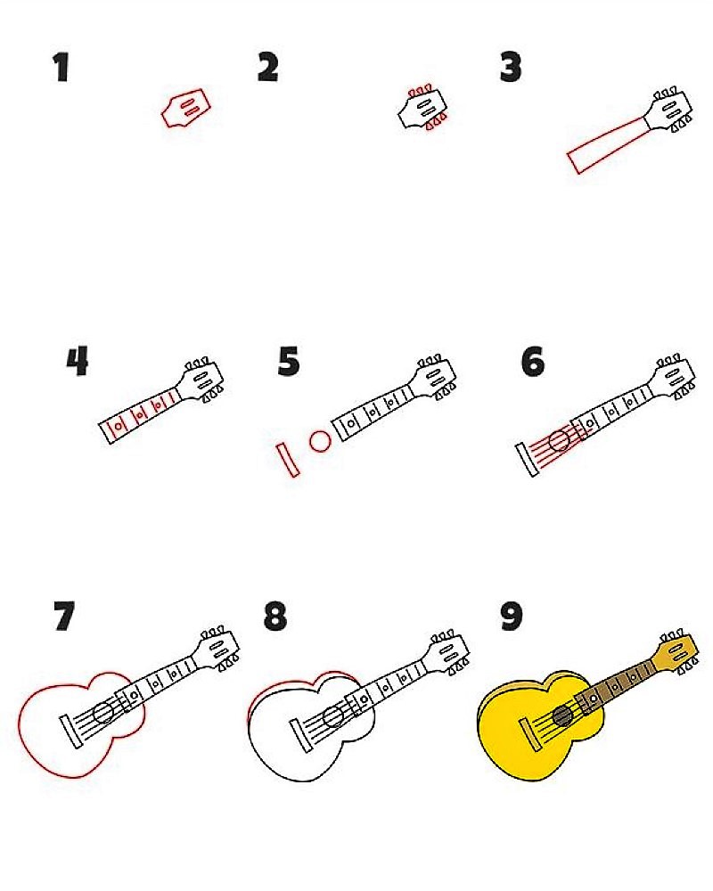 Guitar ideas 4 Drawing Ideas