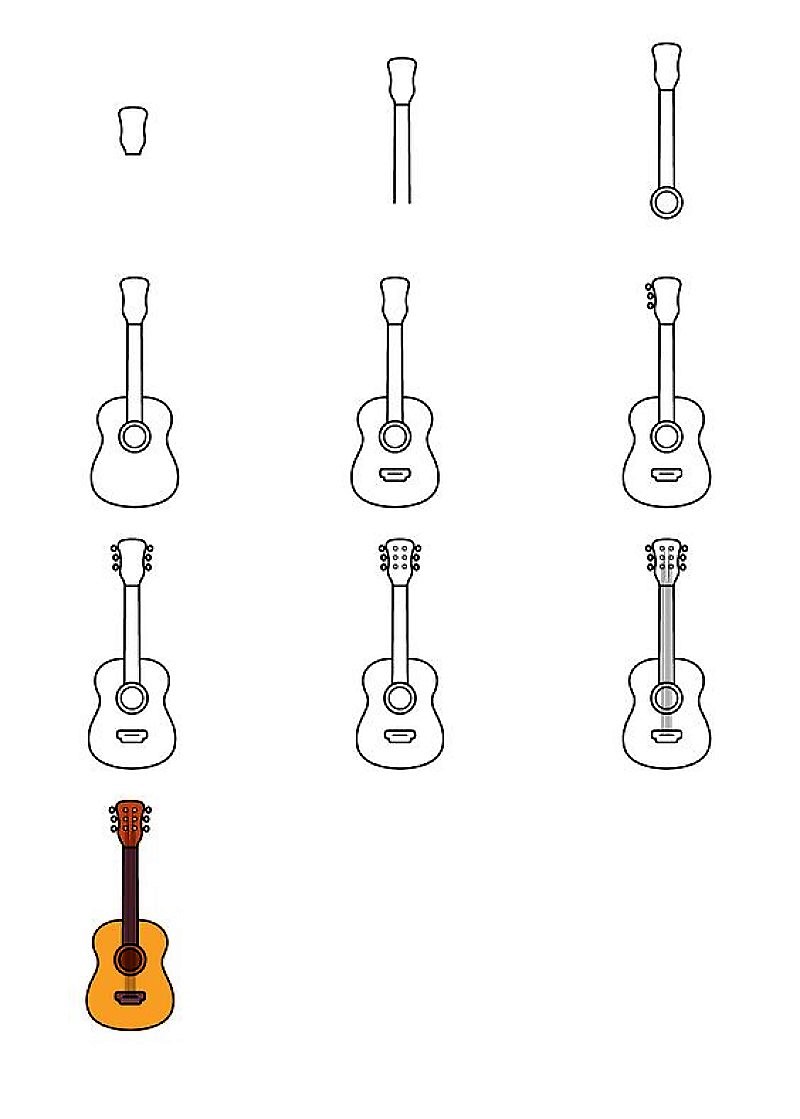 Guitar ideas 5 Drawing Ideas