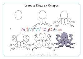 How to draw Octopus idea 13