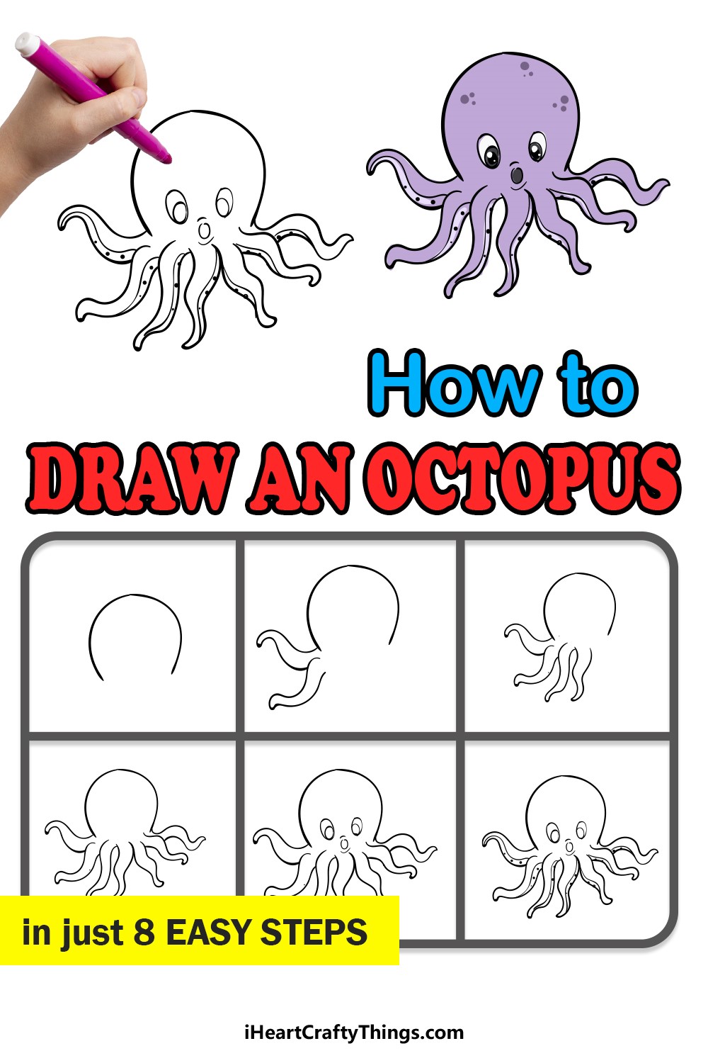 How to draw Octopus idea 2