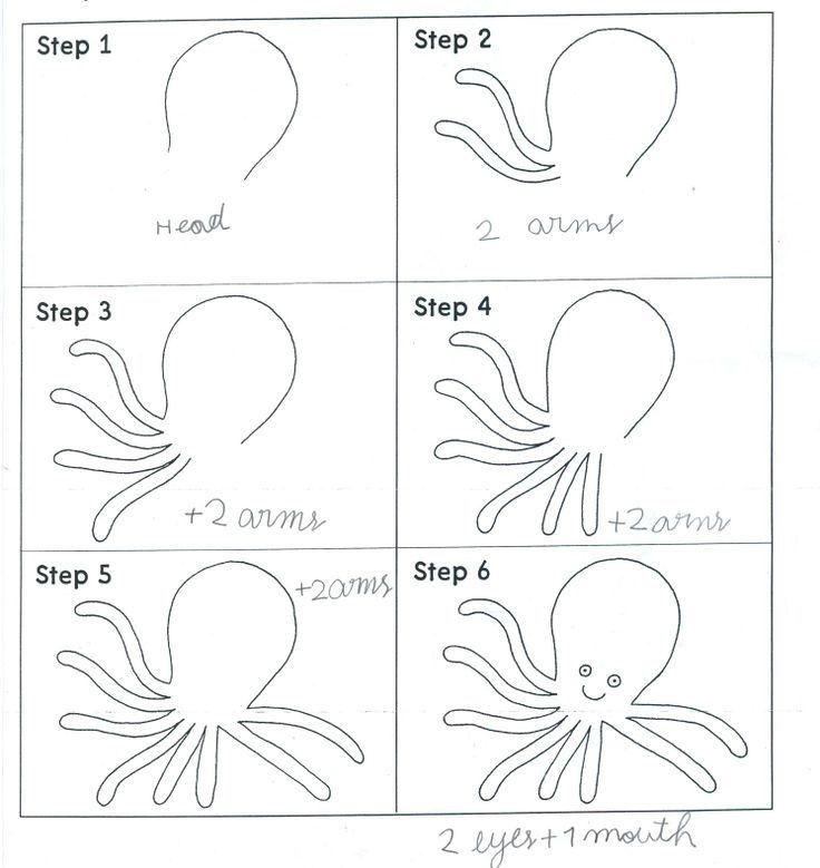 How to draw Octopus idea 9